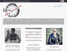 Tablet Screenshot of mandekursus.dk